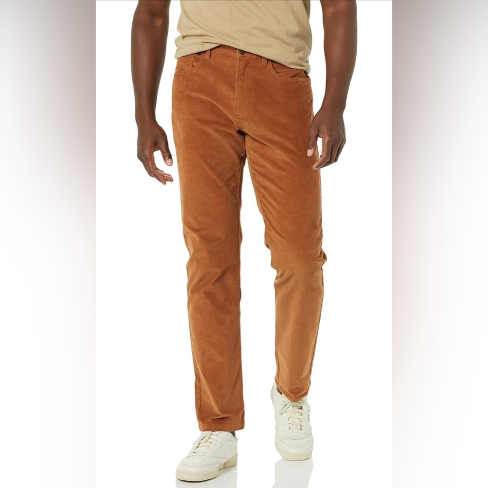 Goodthreads Men's Straight-Fit 5-Pocket Comfort Stretch Corduroy Pant